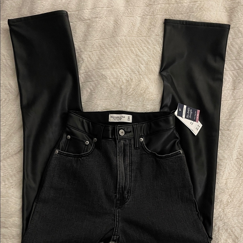 Abercrombie & Fitch Ankle Straight Ultra High Ruse Curve Love NWT